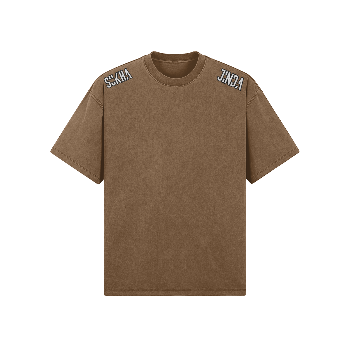 ਮੋਟਰਸਾਇਕਲ ਵਾਲੇ 285GSM ਓਵਰਸਾਈਜ਼ ਫੇਡਡ ਟੀ-ਸ਼ਰਟ