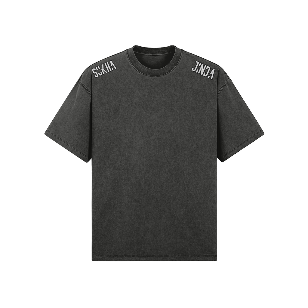 MOTORCYCLE WALE 285GSM Oversized Faded T-Shirt