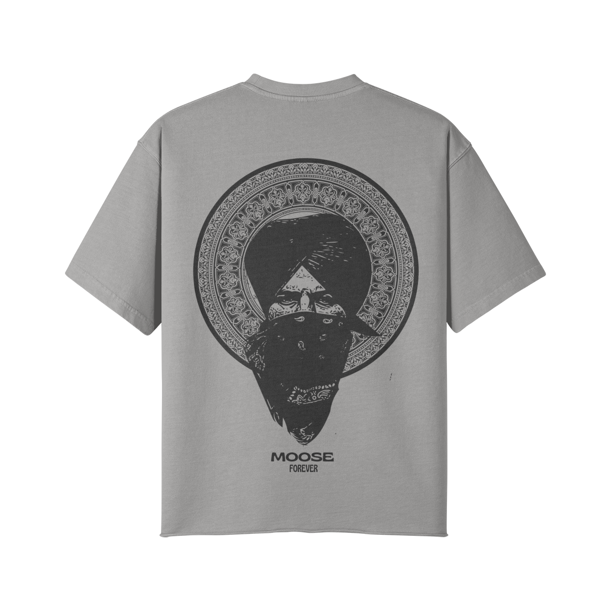 Moose Forever Faded Drop Shoulders T Shirt