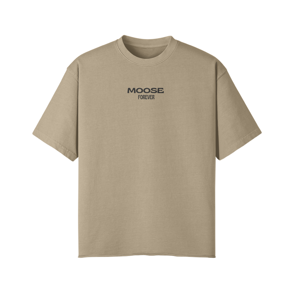 Moose Forever Faded Drop Shoulders T Shirt