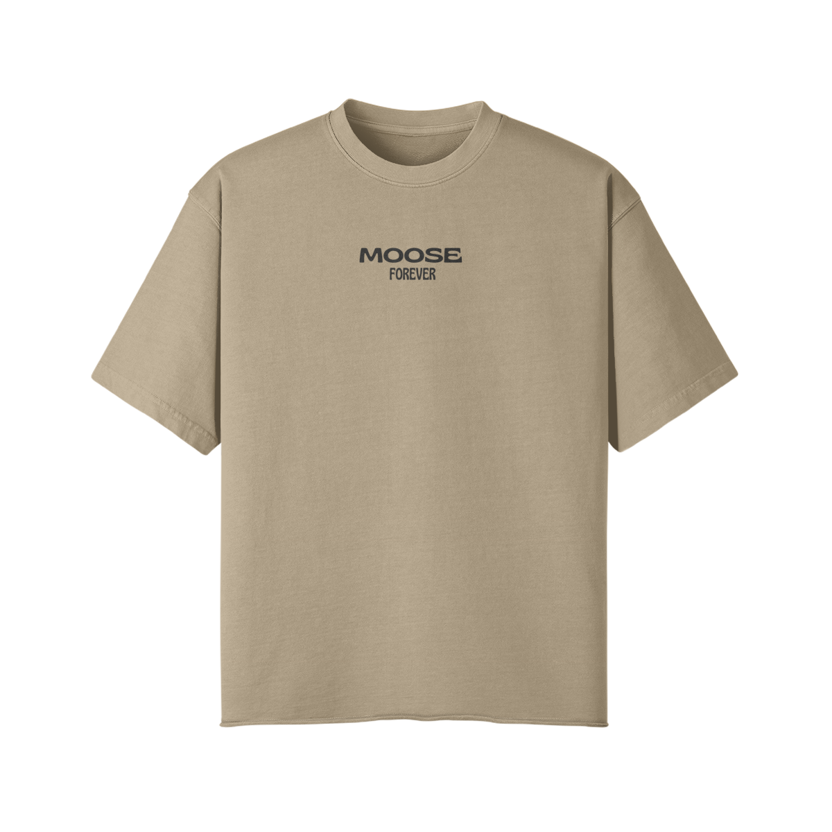 Moose Forever Faded Drop Shoulders T Shirt