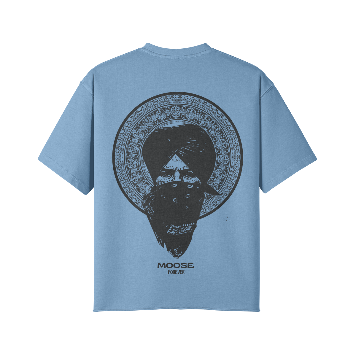 Moose Forever Faded Drop Shoulders T Shirt