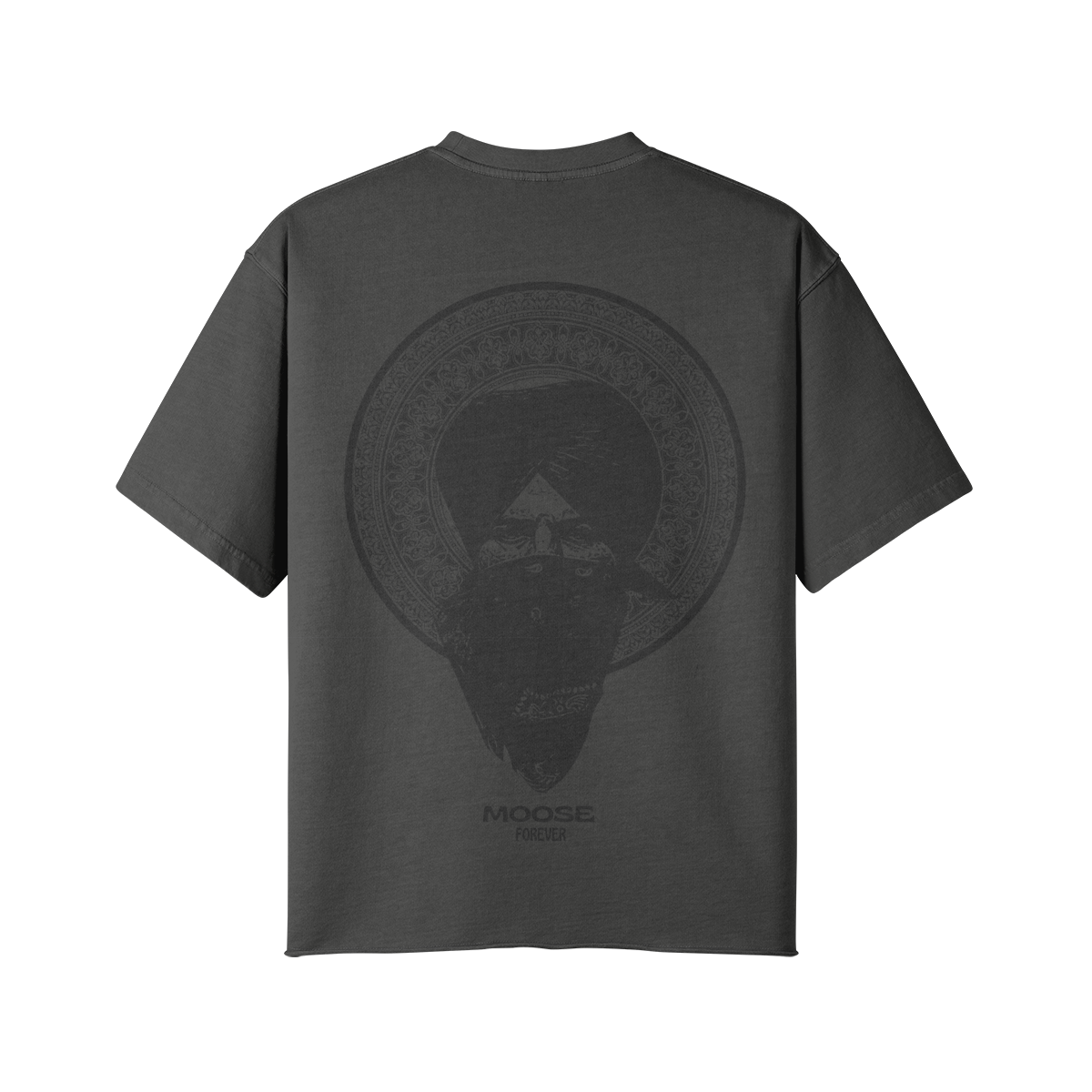 Moose Forever Faded Drop Shoulders T Shirt