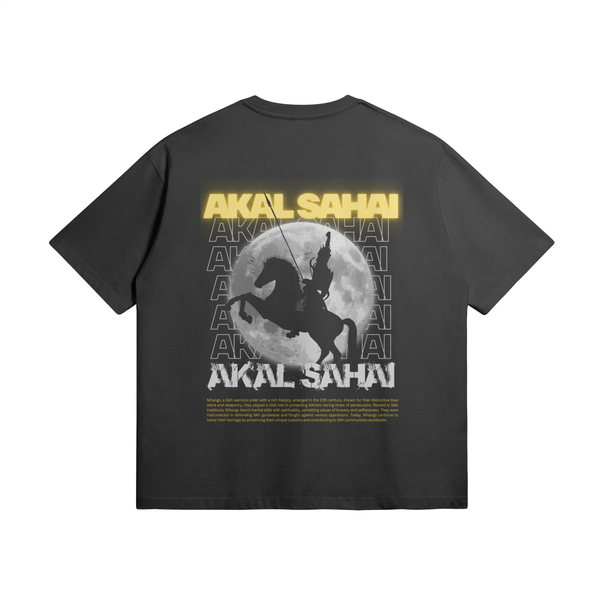 Akal Sahai 305 GSM Oversized T Shirt