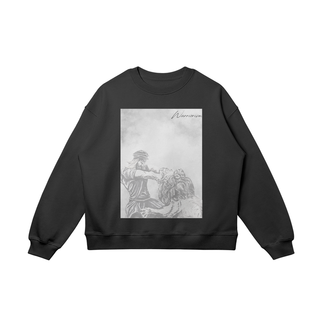 Warriorism 370 GSM Heavyweight Oversized Sweatshirt
