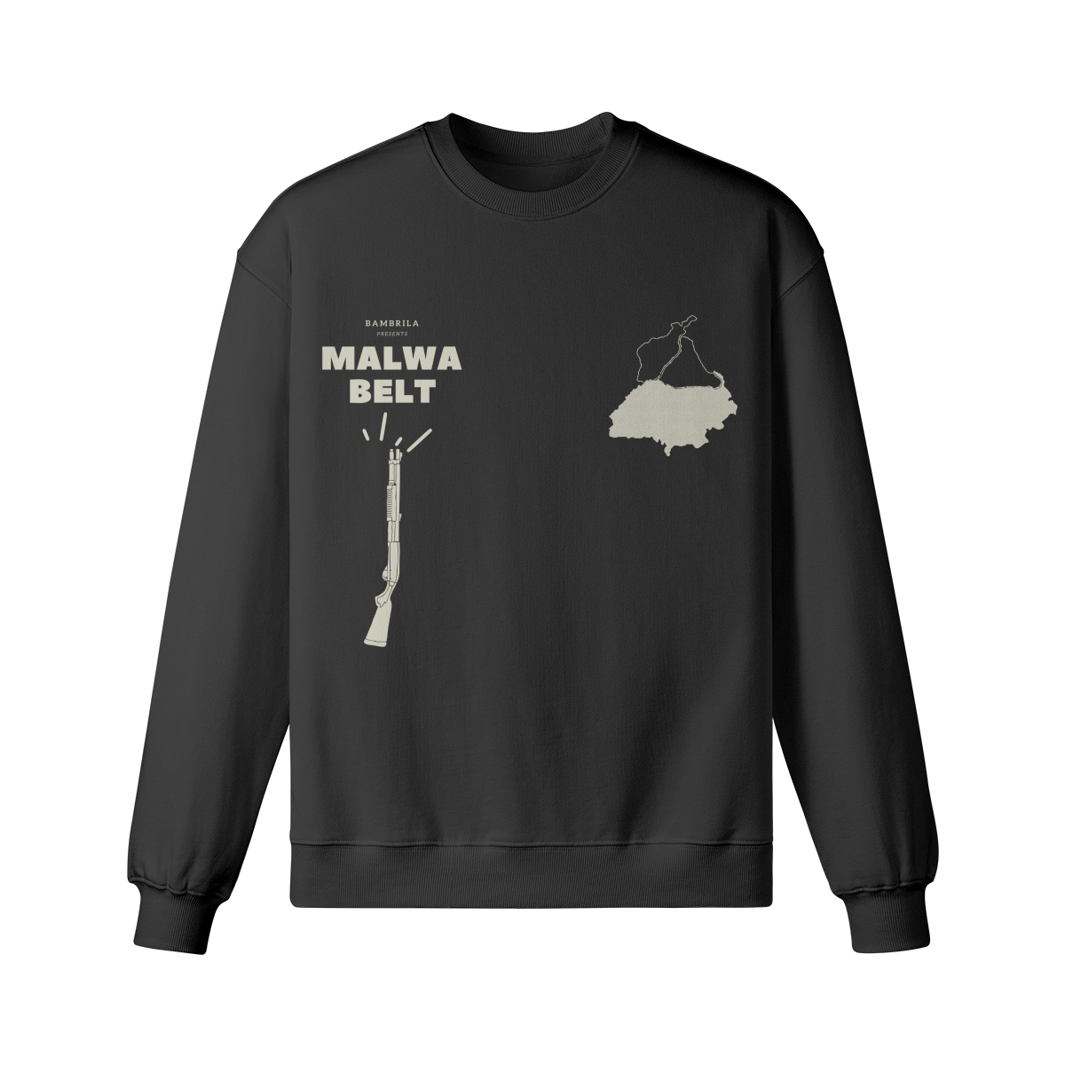 MALWA BELT 370GSM Ooversized Heavyweight Sweatshirt