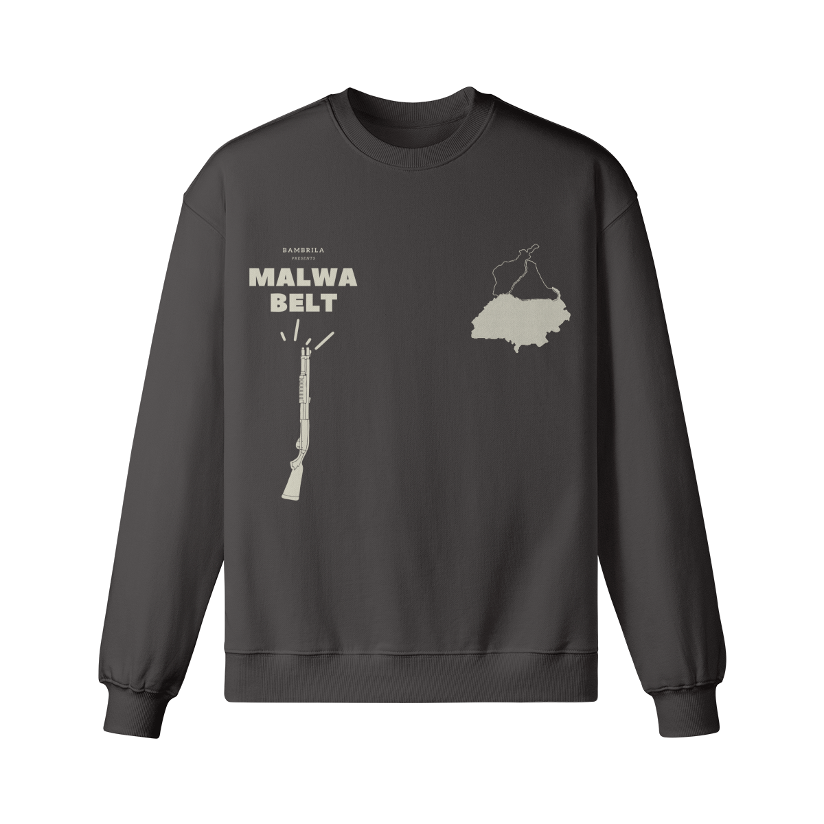 MALWA BELT 370GSM Ooversized Heavyweight Sweatshirt