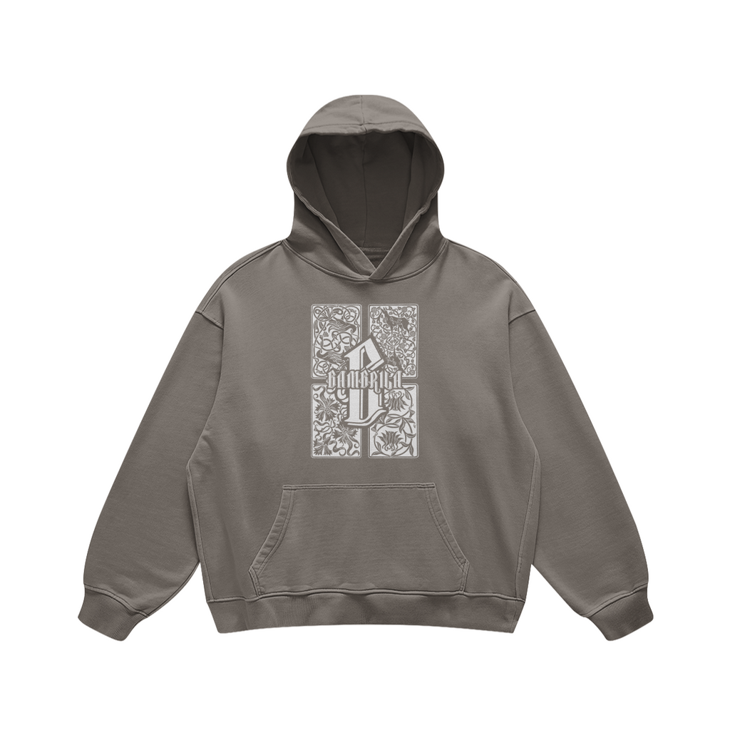 Sharpie Friar Grey 440GSM Heavyweight Oversized Hoodie