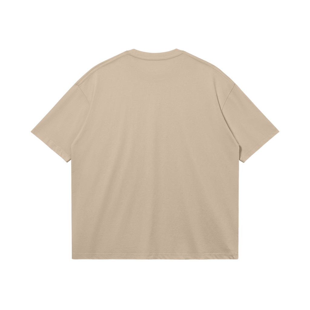BOTTOM TO BRILLIANCE 240GSM Oversized Boxy T Shirt
