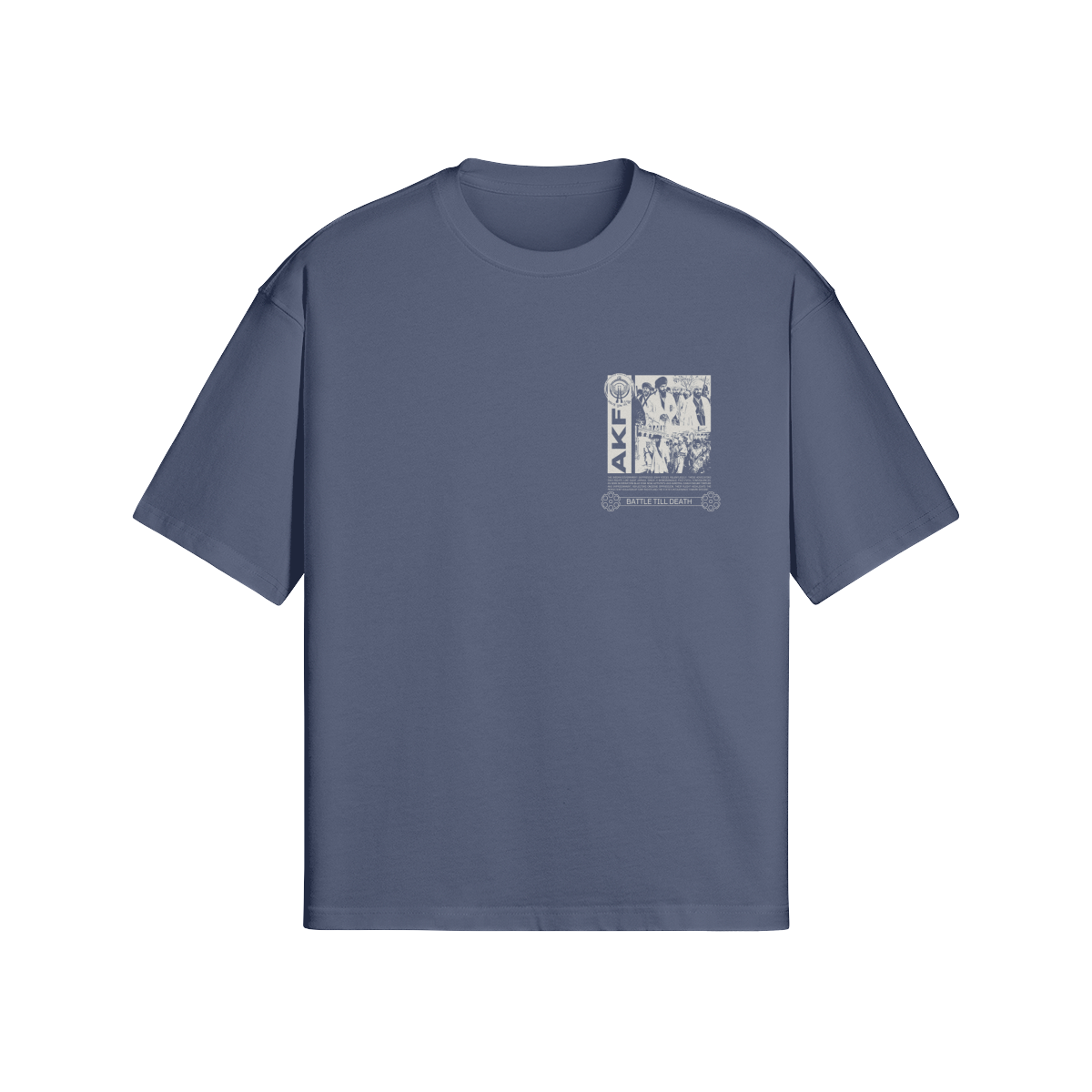 BATTLE TILL DEATH 280GSM Drop Shoulders T Shirt